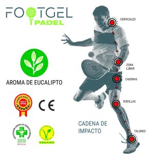 plantillas de gel aptas para el pádel